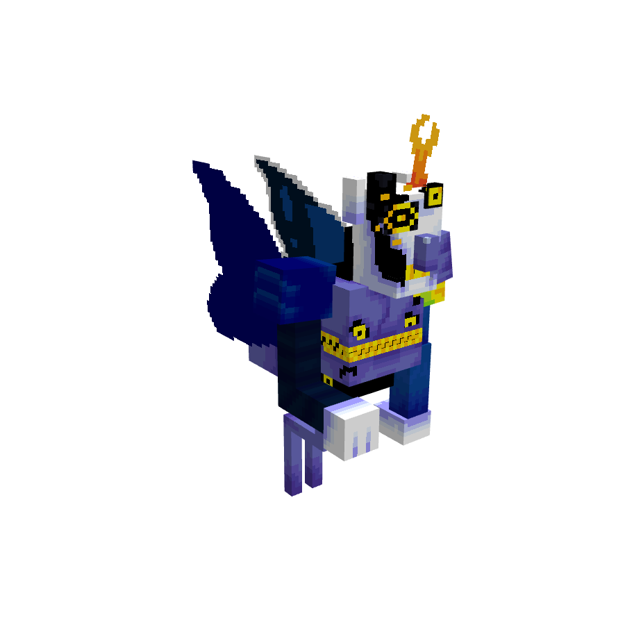 Jelix Noir, voxel model preview
