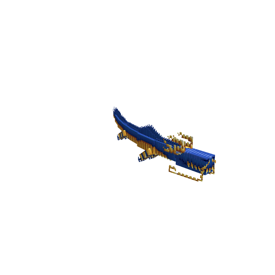 Lazujin, voxel model preview