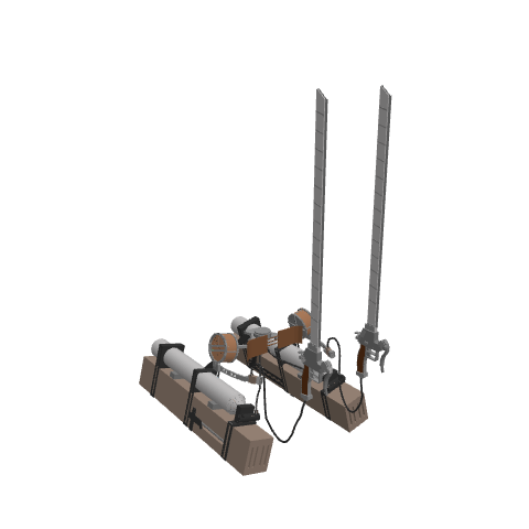 UPM Attack on Titan, voxel model preview