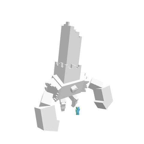 Magma Golem, voxel model preview