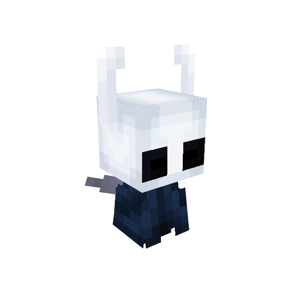 The Knight - Hollow Knight, voxel model preview