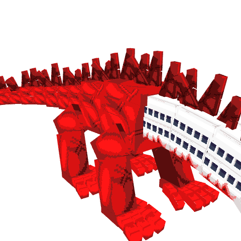 Infected Sky, voxel model preview