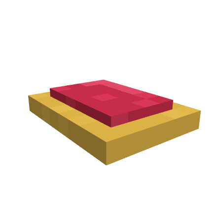 Pop Tart, voxel model preview