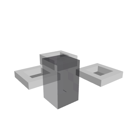 Bunch of Dishes, voxel model preview