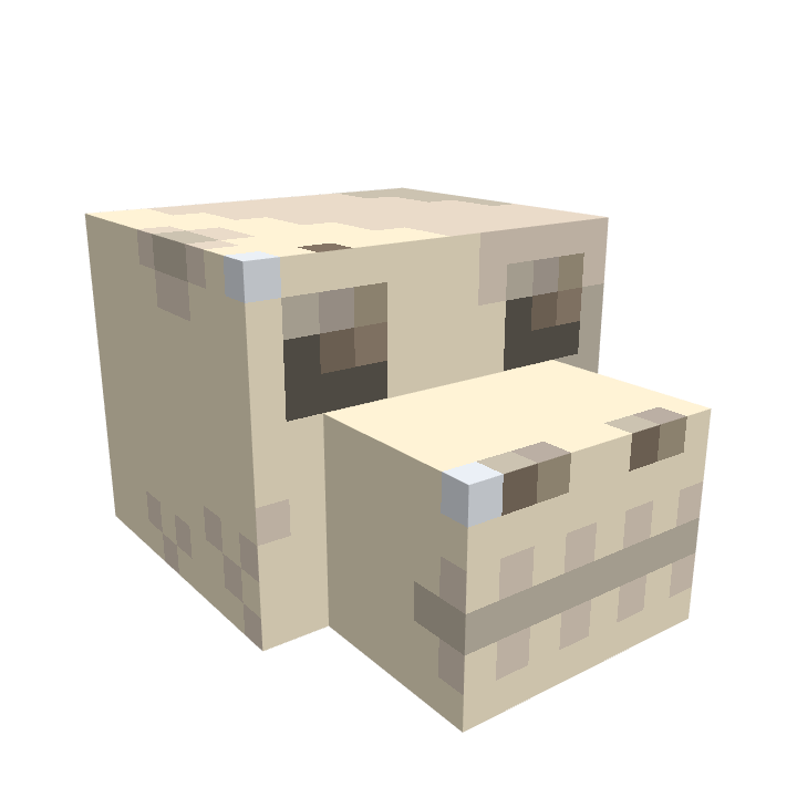 Skull, voxel model preview