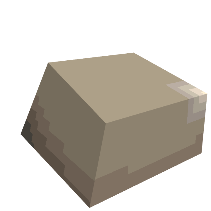 Rock, voxel model preview