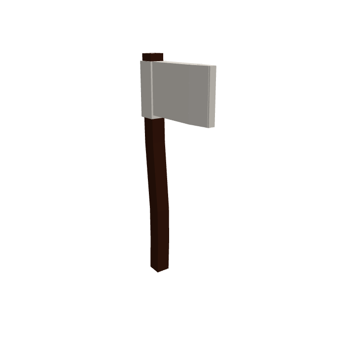 Hatchet, voxel model preview