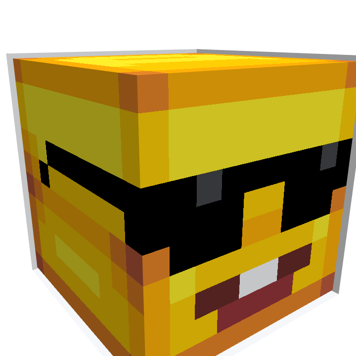 Emoji Cool, voxel model preview