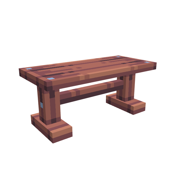 Table 1, voxel model preview