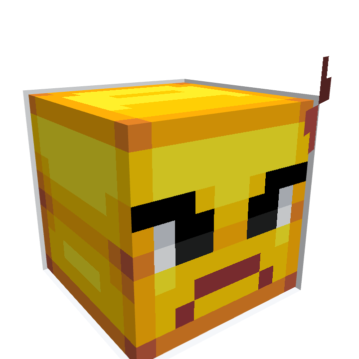 Emoji Mad, voxel model preview