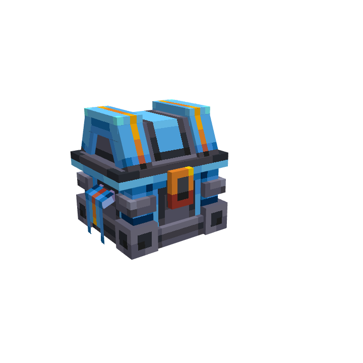 Rare Crate, voxel model preview