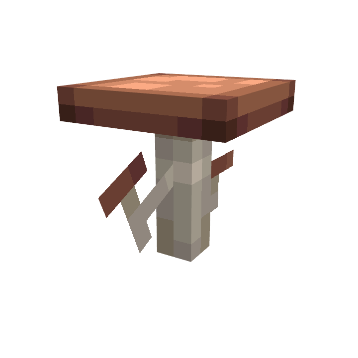 Brownmush, voxel model preview