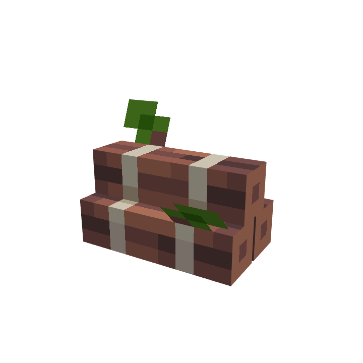 Camping Firewood, voxel model preview