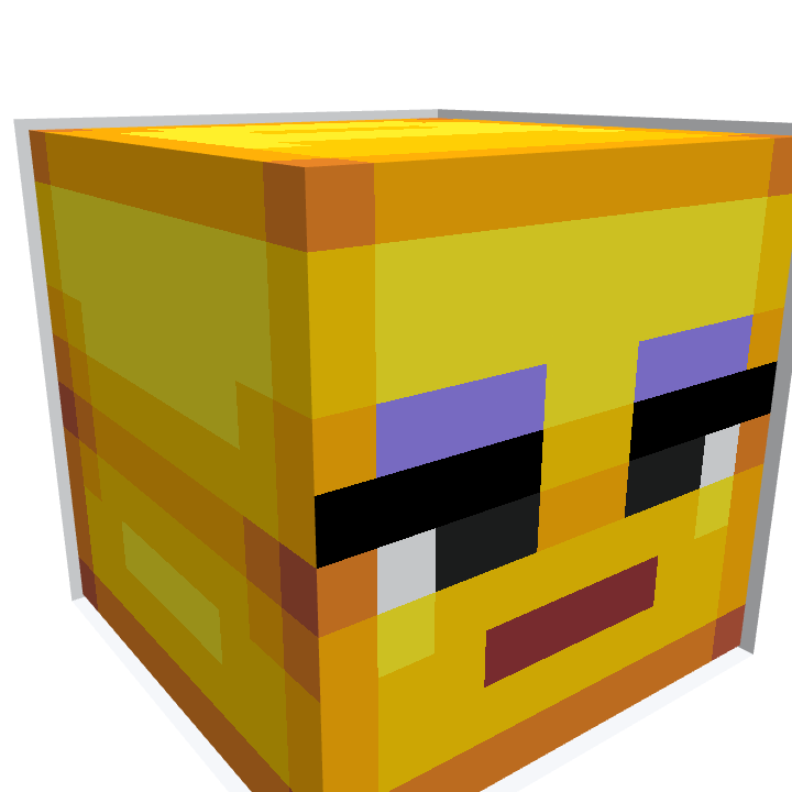 Emoji Girly Pop, voxel model preview