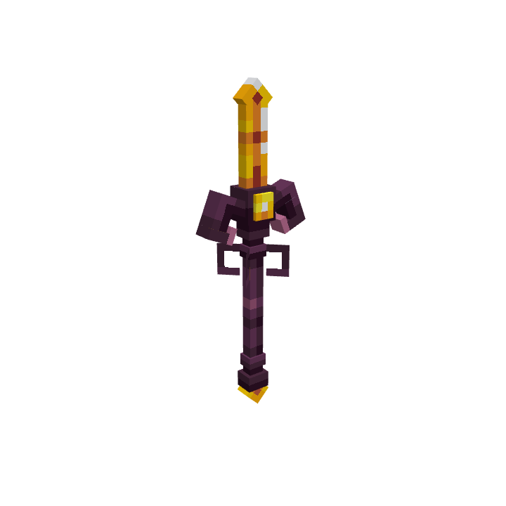 Flame Spear by @alexander | Blockbench Workshop