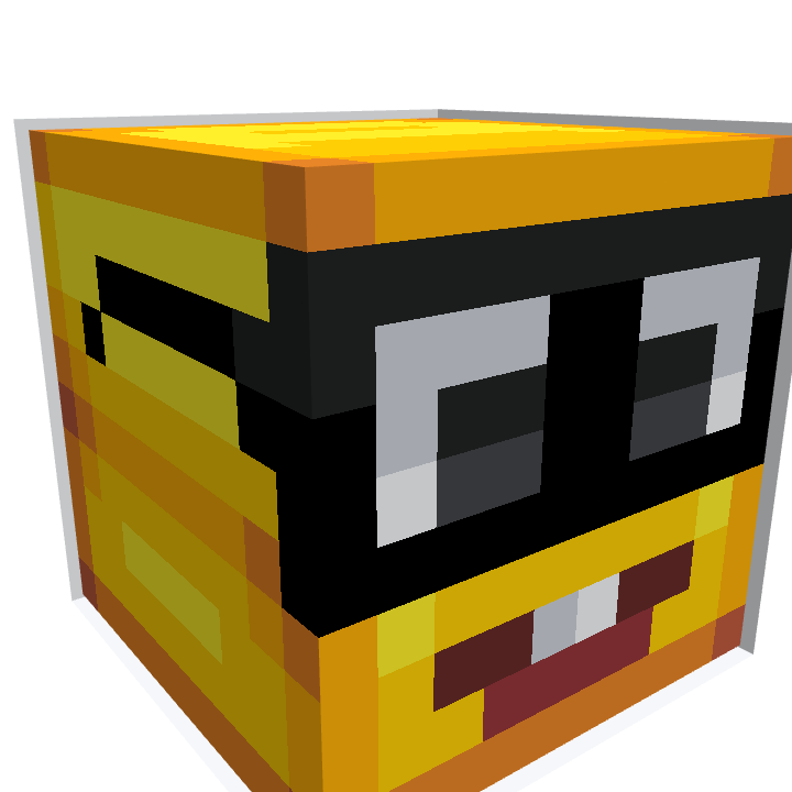 Emoji Nerd, voxel model preview