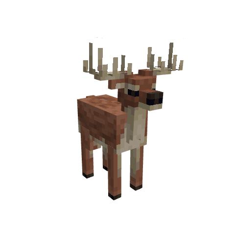 Deer, voxel model preview