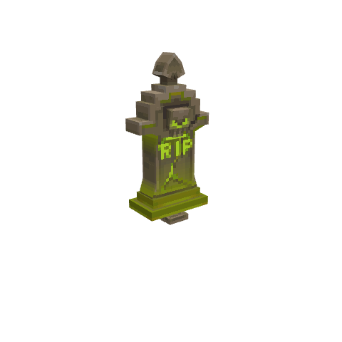 Deadlock Tombstone, voxel model preview
