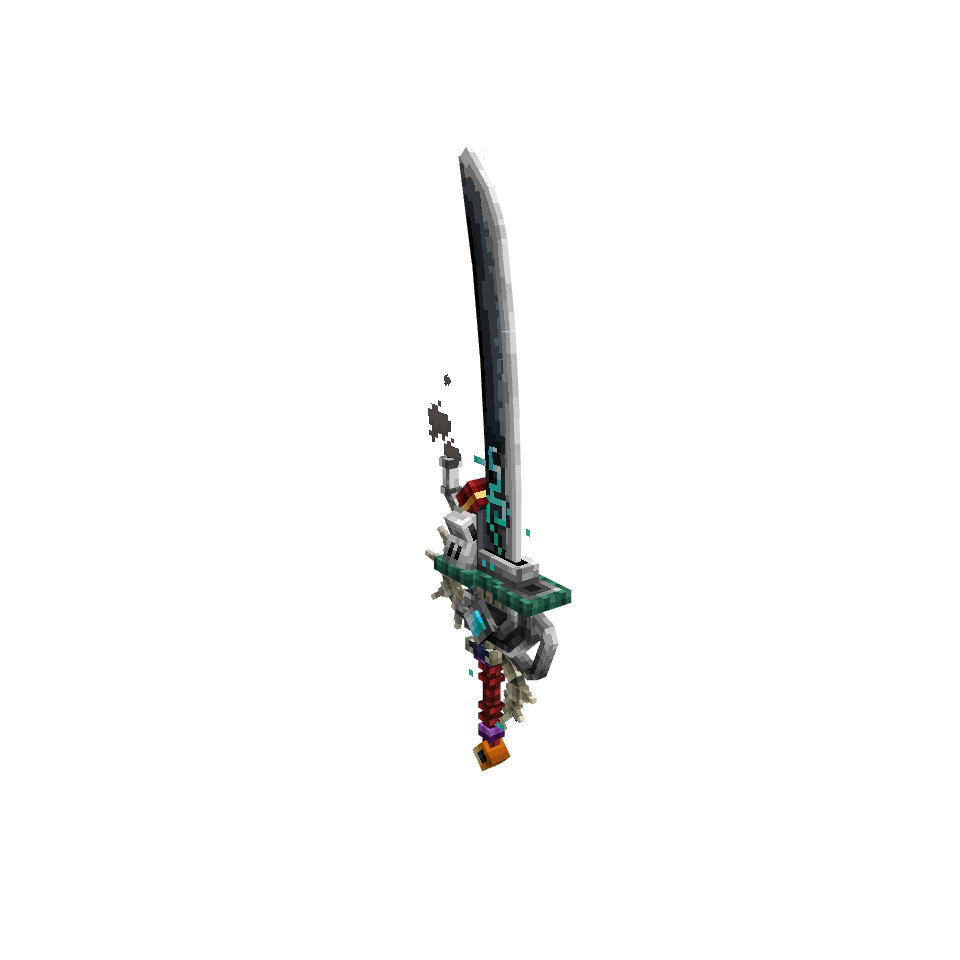 Mechanical Dragon Blade　「龍械刀」, voxel model preview