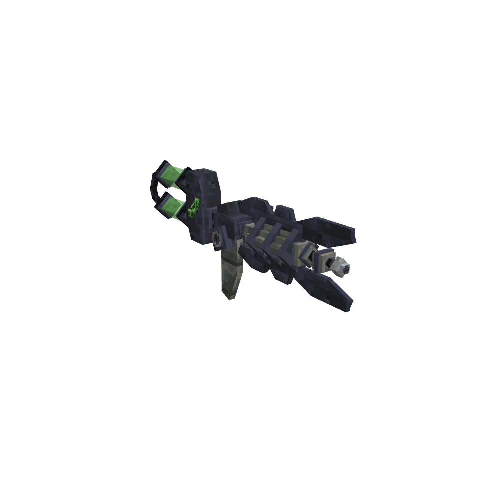 Slime Gun, voxel model preview