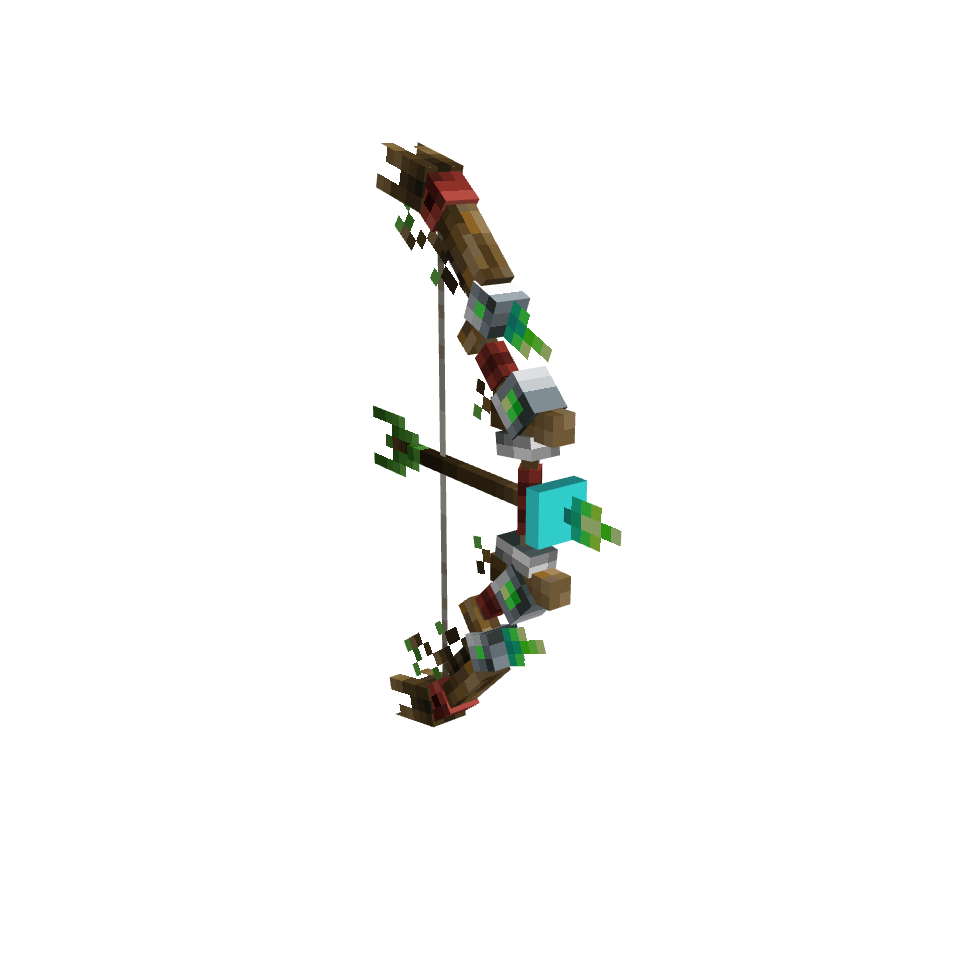 jungle_bow, voxel model preview