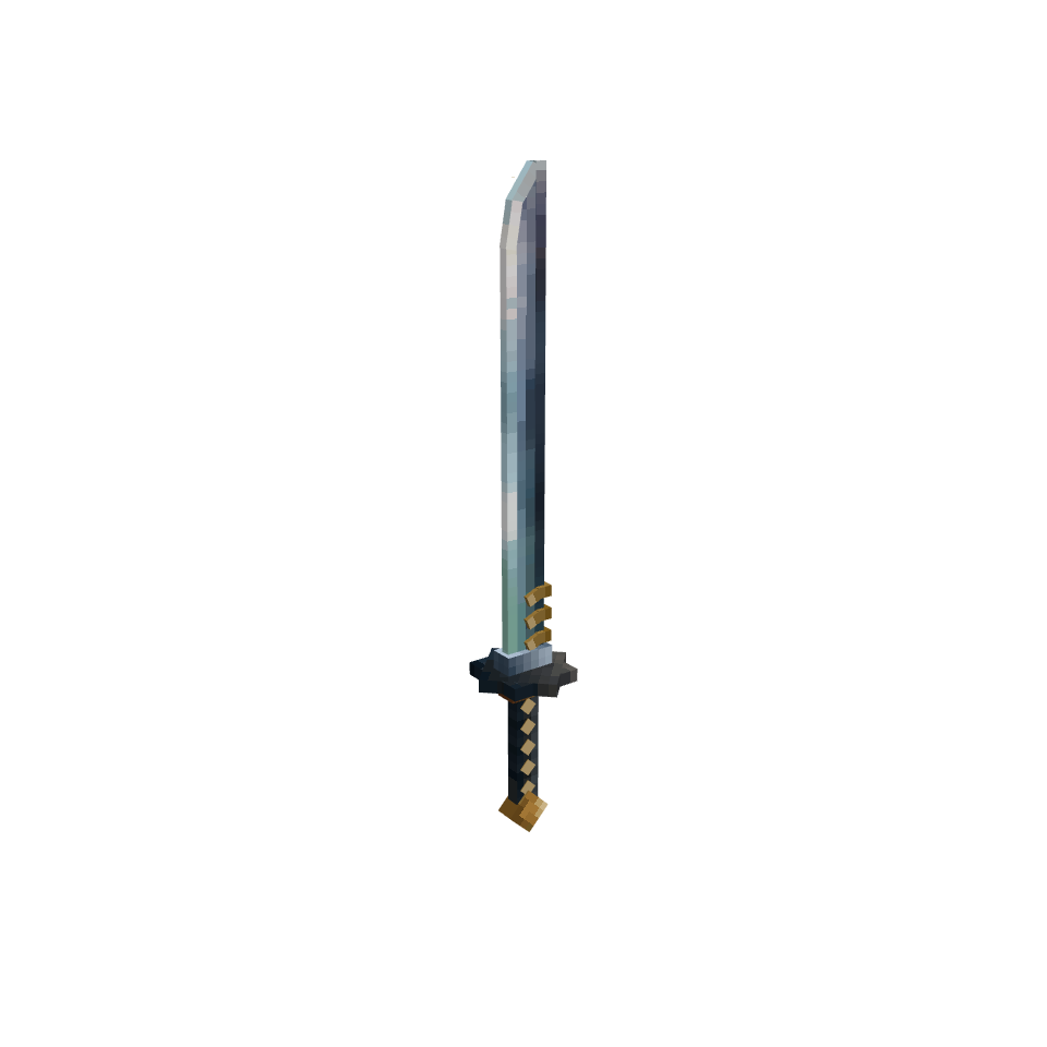 Katana, voxel model preview