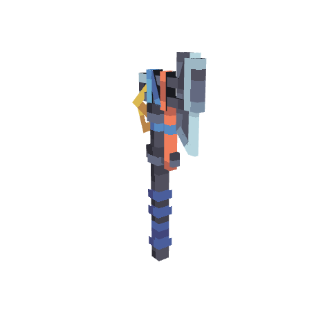 1, voxel model preview