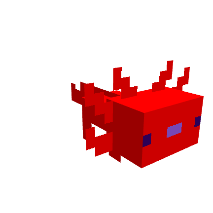 Axaalotla, voxel model preview
