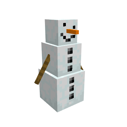 Olaf, voxel model preview