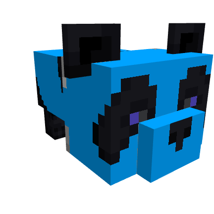 Panda, voxel model preview