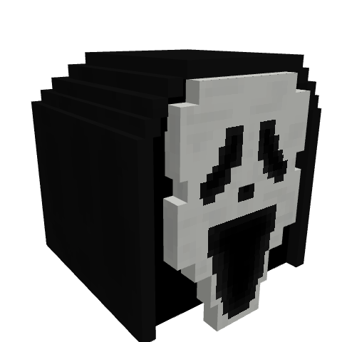 Scream Mask，体素模型预览