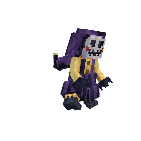 Joker Pokemon, voxel model preview