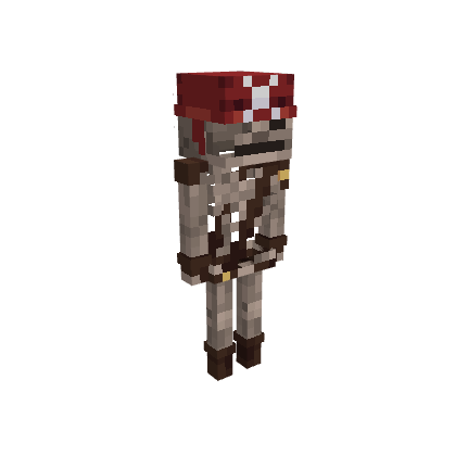 Pirate Skeleton，体素模型预览