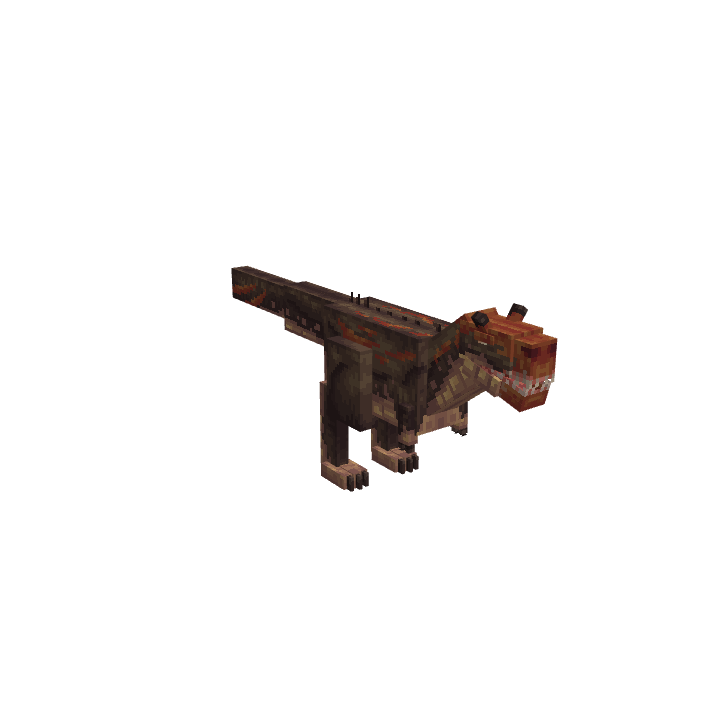 carnotaurus, voxel model preview