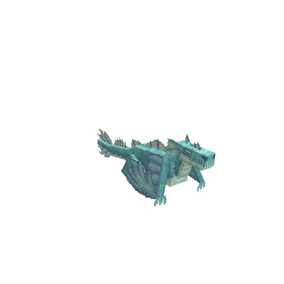 Sea Dragon, voxel model preview