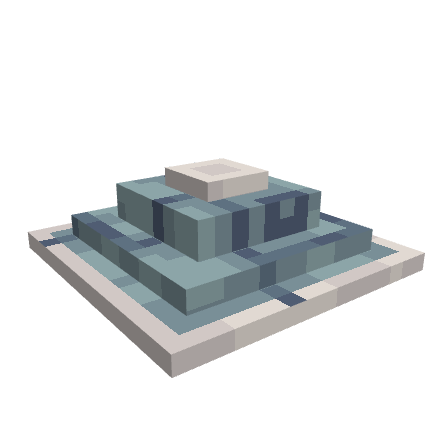 Mandalorian Hat, voxel model preview
