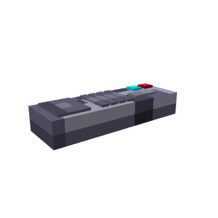 Mandalorian Key, voxel model preview