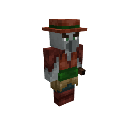 Wild Pillager, voxel model preview