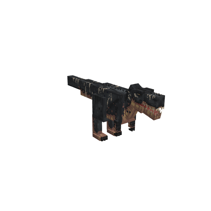Tyrannosaurus Rex 1, voxel model preview