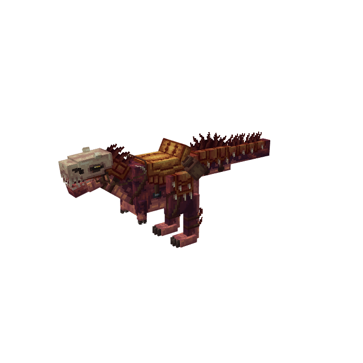 Carnotaurus With Armor, voxel model preview