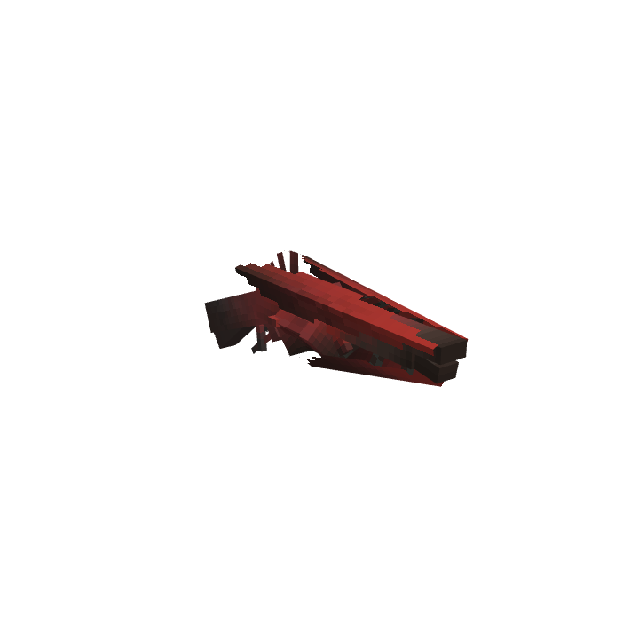 Split Round, voxel model preview