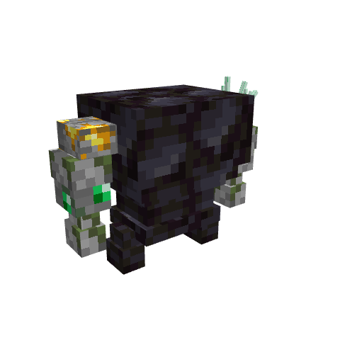 Rockgolem, voxel model preview