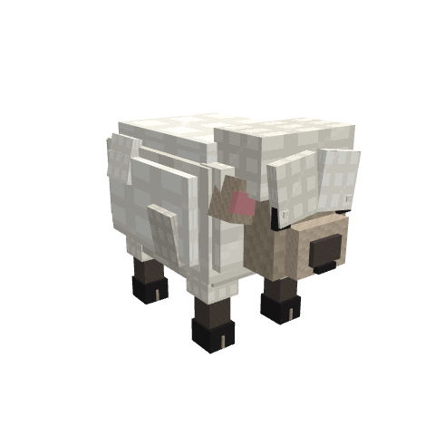 Sheep, voxel model preview