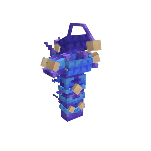 Anglerfish Armor, voxel model preview