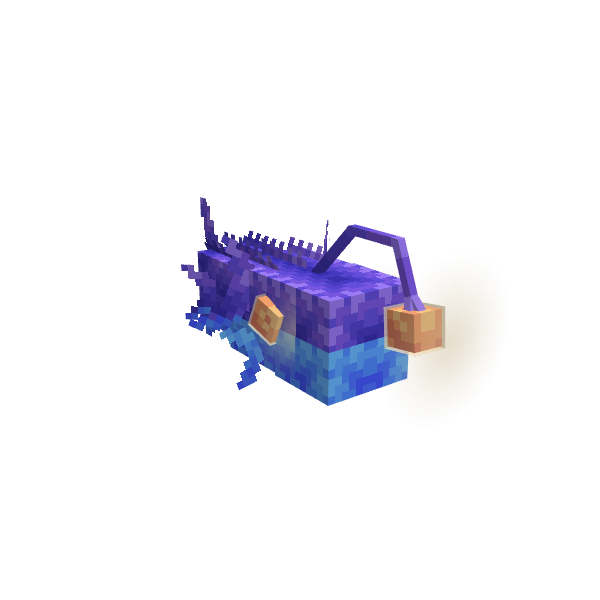 Great Anglerfish, voxel model preview
