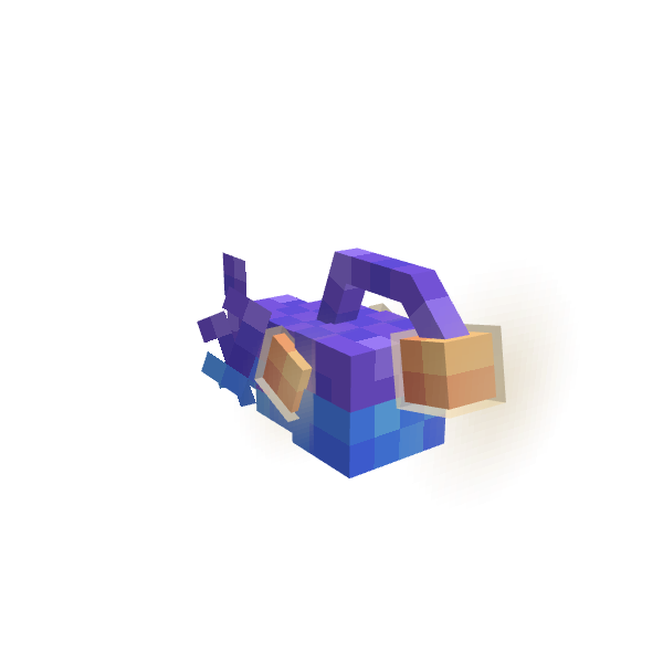 Anglerfish, voxel model preview
