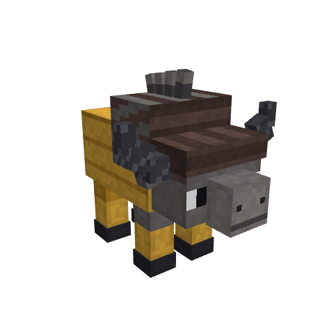 Bison, voxel model preview