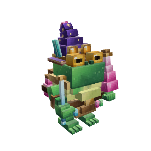 Rana Alquimista, voxel model preview