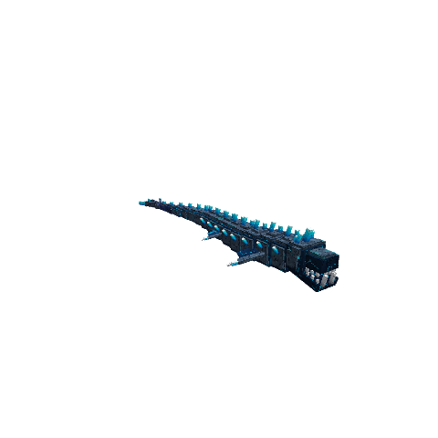 Leviatan Devoramundos, voxel model preview