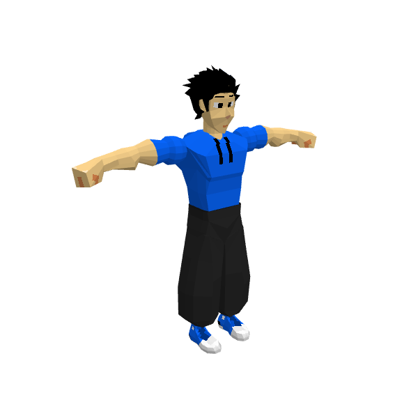 hey it's me!, voxel model preview